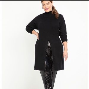 New Split Turtleneck sweater